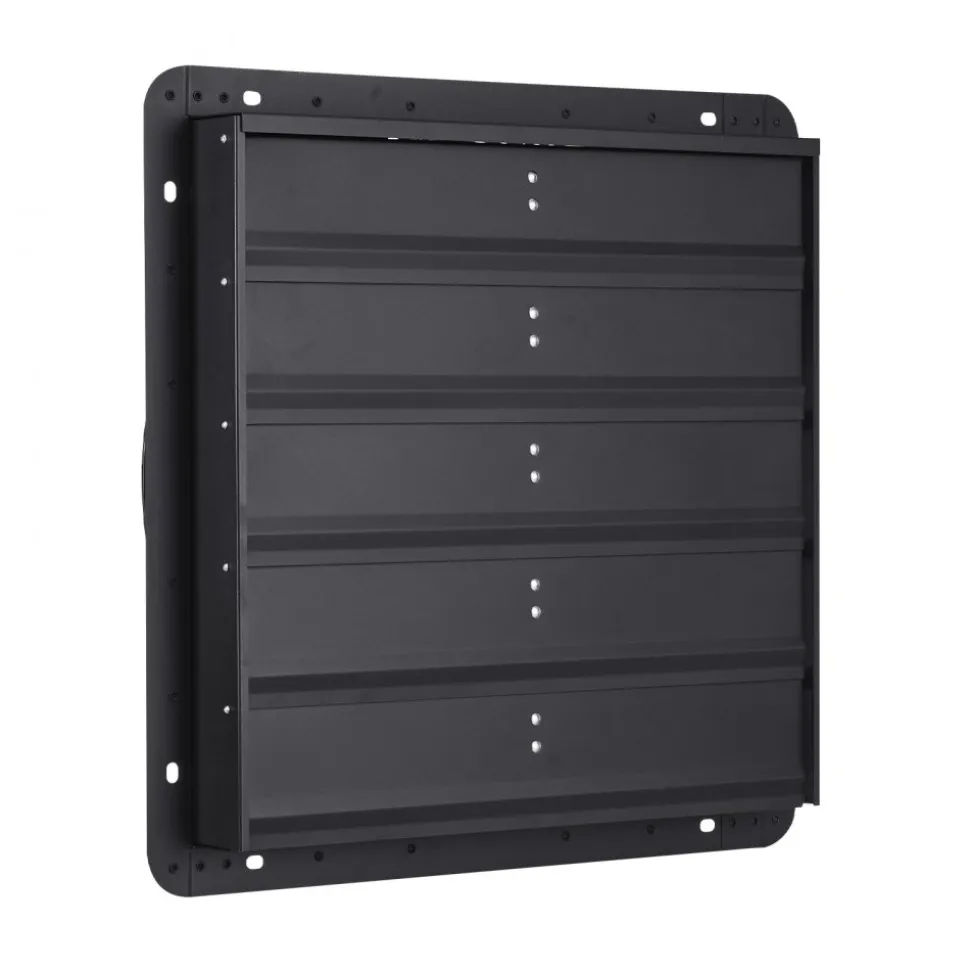VEVOR 12 inch Shutter Exhaust Fan Wall-Mount Variable Speed Temperature, Automatic Louvers Sturdy Steel Housing, Low Noise, Ventilation and Cooling for Attic, Garage, Barn, Greenhouse, Workshop