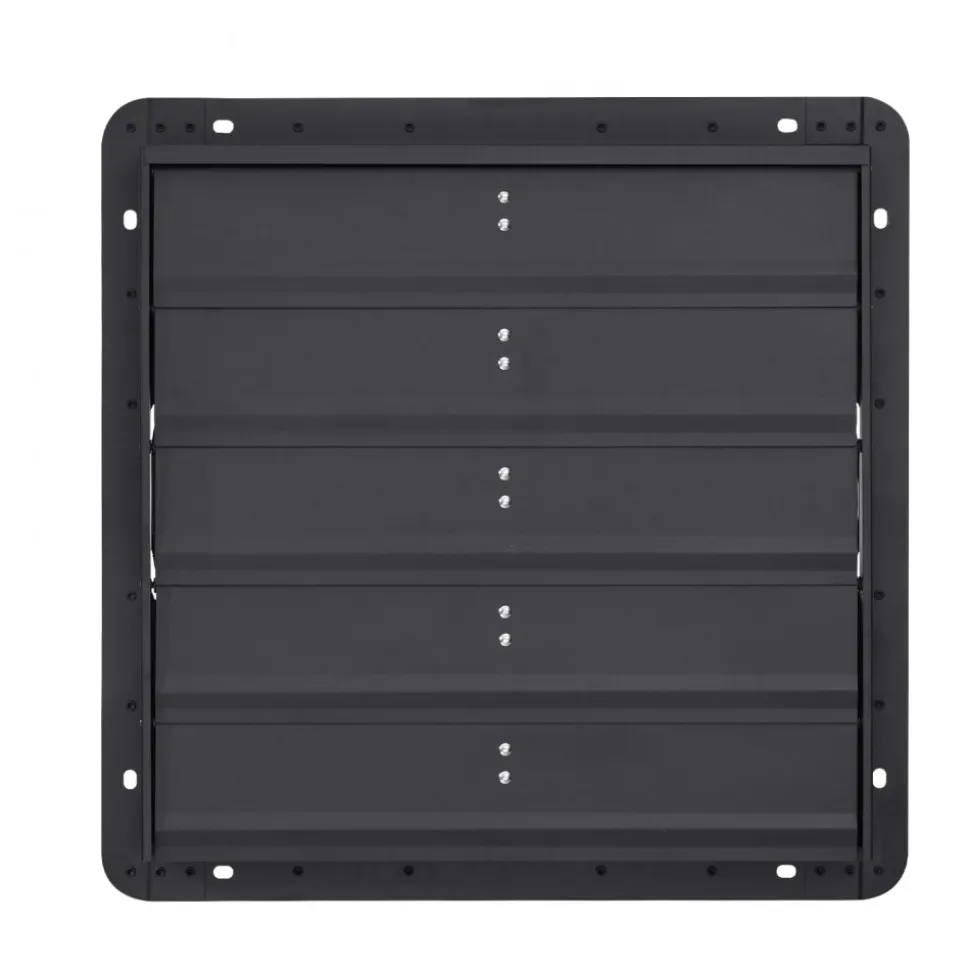 VEVOR 12 inch Shutter Exhaust Fan Wall-Mount Variable Speed Temperature, Automatic Louvers Sturdy Steel Housing, Low Noise, Ventilation and Cooling for Attic, Garage, Barn, Greenhouse, Workshop