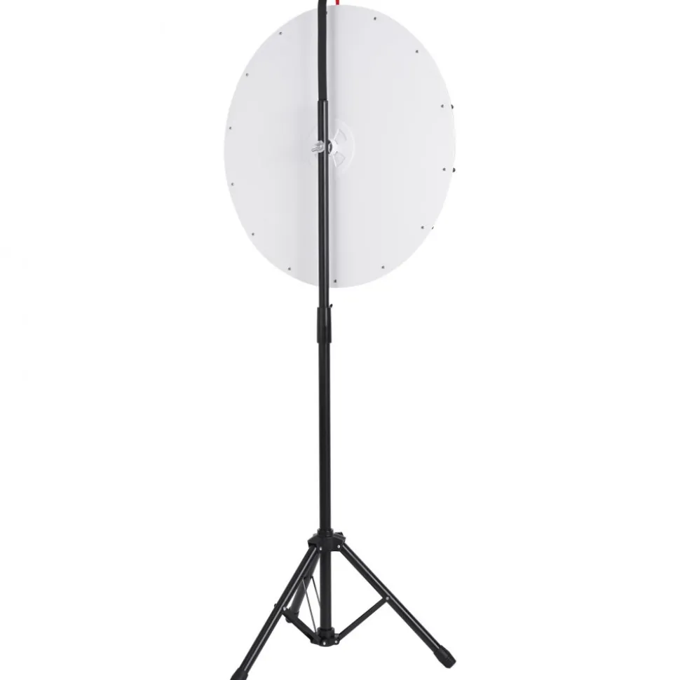 VEVOR 24 inch Spinning Prize Wheel, 14 Slots Spinning Wheel with Height Adjustable Stand, Roulette Wheel with a Dry Erase, and a Storage Bag, Win Fortune Spin Games in Party Pub Trade Show Carnival