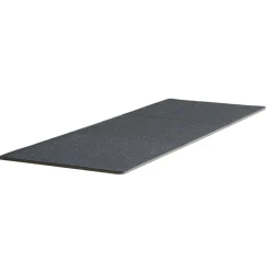 VEVOR 0.56 Inch Thick Gym Floor Mats, 6 Tiles Rubber Top with EVA Foam, 25