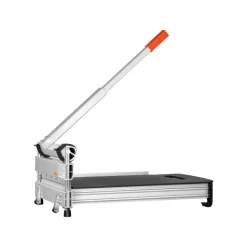 VEVOR 13 inch Vinyl Floor Cutter, 12mm Thick Laminate Flooring Cutter with 15°/30°/45° Adjustable Angle Settings, Flexible Wheels, Telescoping Handle, Certain Engineered Wood, LVT, VCT, SPC, LVP, WPC