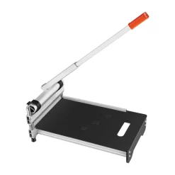 VEVOR 13 inch Vinyl Floor Cutter, 12mm Thick Laminate Flooring Cutter with 15°/30°/45° Adjustable Angle Settings, Flexible Wheels, Telescoping Handle, Certain Engineered Wood, LVT, VCT, SPC, LVP, WPC