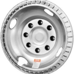 VEVOR 16-inch Wheel Simulators, 304 Stainless Steel Wheel Simulator Kit with Mirror Polished Finish, 2 Front and 2 Rear Wheel Covers Fit for Ford F350 (1974-1998), 4 pcs