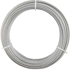 VEVOR 3/32 Inch Wire Rope Kit, 165 ft Length, 304 Stainless Steel Wire Cable, 450 lbs Breaking Strength, 7 x 7 Strands Construction, Steel Cable for Deck Railing System, Garden Trellis, String Lights