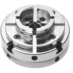 VEVOR 4 Inch Wood Lathe Chuck, 4-Jaw, Self-Centering Wood Turning Chuck Set with 1