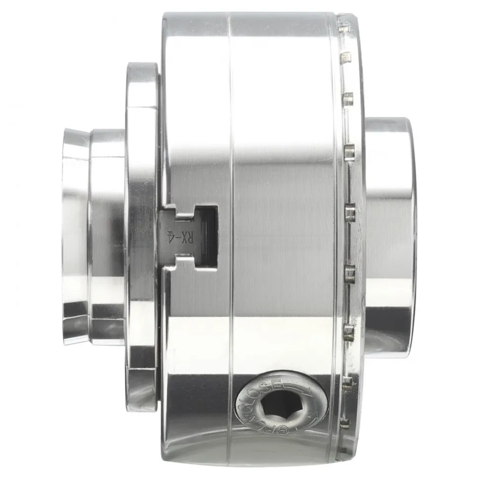 VEVOR 4 Inch Wood Lathe Chuck, 4-Jaw, Bevel-Gear Self-Centering Wood Turning Chuck Set with 1" x 8TPI Thread & Adapter, Round Jaws, Step Jaws, Nickel-Plated, High-Hardness Steel, for Woodworking Lathe