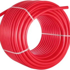 VEVOR 5/8 Inch x 500Ft PEX Tubing Oxygen Barrier O2 EVOH Pex-B Red Radiant Floor Heat Durable Plumbing Flexible for Residential Commercial Radiant Floor Heating Pex Pipe