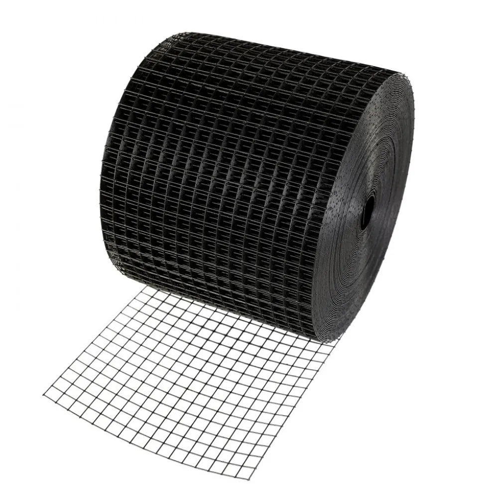 VEVOR 8 inch x 100ft Solar Panel Bird Guard, Critter Guard Roll Kit with Rust-proof PVC Coating, Solar Panel Guard with 50pcs Tire Wires, 1/2 inch Wire Roll Mesh