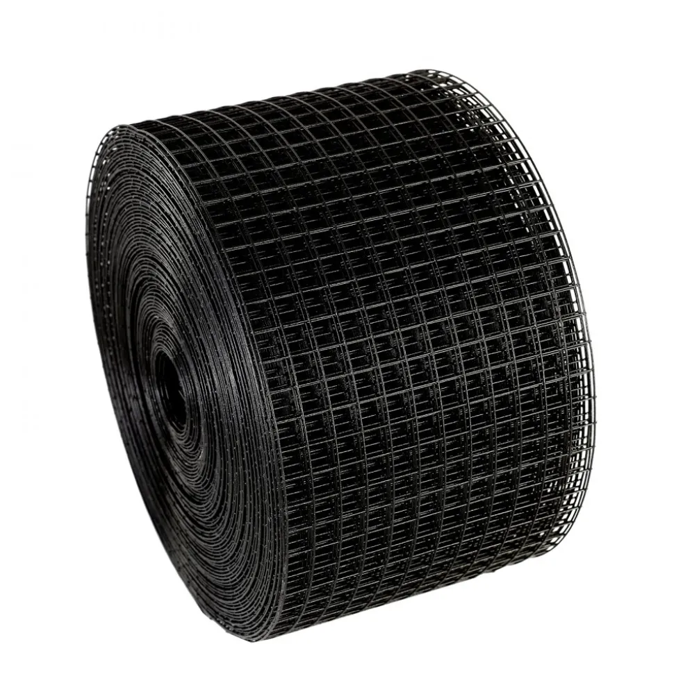 VEVOR 8 inch x 100ft Solar Panel Bird Guard, Critter Guard Roll Kit with 100pcs Aluminum Alloy Fasteners, Solar Panel Guard with Rust-proof PVC Coating, 1/2 inch Wire Roll Mesh