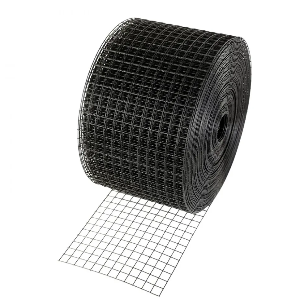 VEVOR 8 inch x 100ft Solar Panel Bird Guard, Critter Guard Roll Kit with 70pcs Aluminum Alloy Fasteners, Solar Panel Guard with Rust-proof PVC Coating, 1/2 inch Wire Roll Mesh