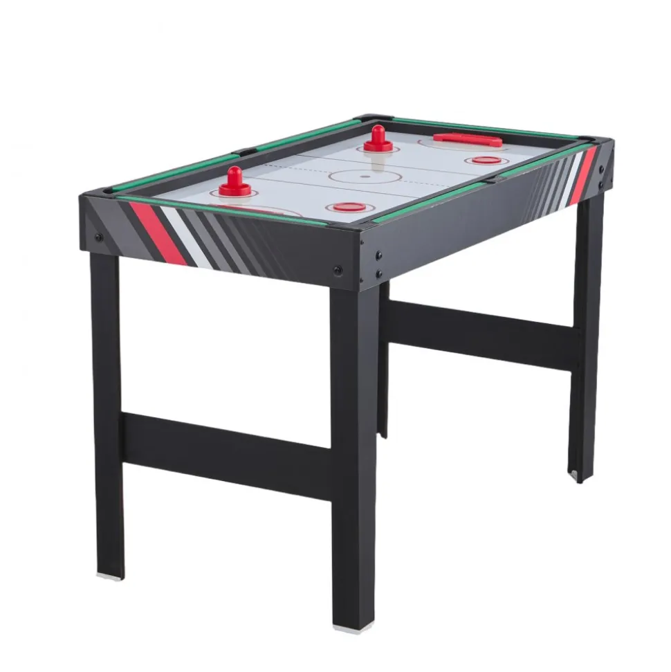 VEVOR 4-in-1 Combo Game Table Set, 48" Air Hockey Table, Multi Combination Table with Air Hockey, Pool Billiard, Foosball, Ping Pong, Pushers & Pucks, Sports Arcade Table for Family Game Room Office