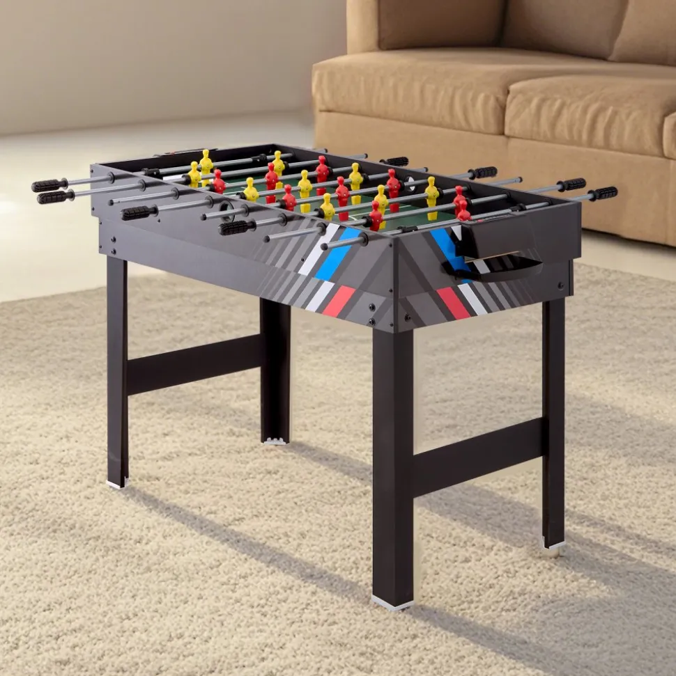 VEVOR 4-in-1 Combo Game Table Set, 48" Air Hockey Table, Multi Combination Table with Air Hockey, Pool Billiard, Foosball, Ping Pong, Pushers & Pucks, Sports Arcade Table for Family Game Room Office