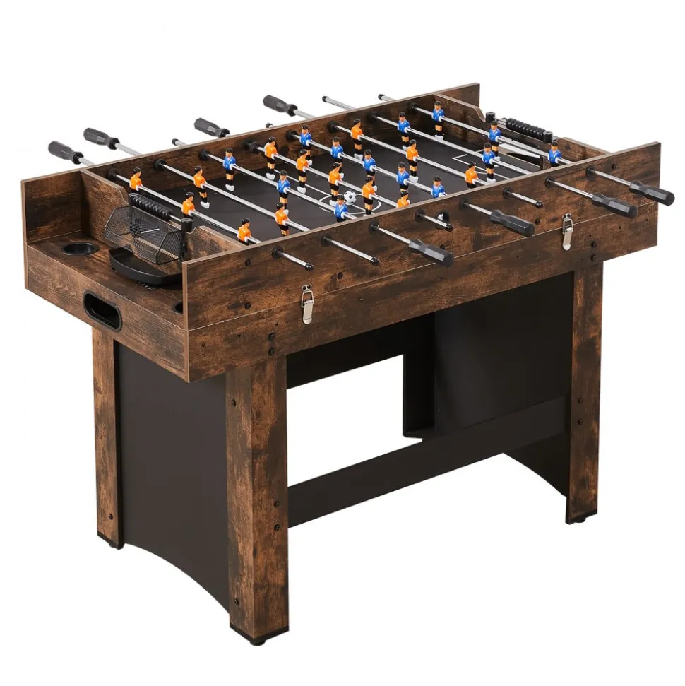 VEVOR 3-in-1 Combo Game Table Set, 54" Air Hockey Table, Multi Combination Table with Air Hockey, Ping Pong, Foosball, Pushers & Pucks, Air Powered Arcade Hockey Table for Family Game Room Office