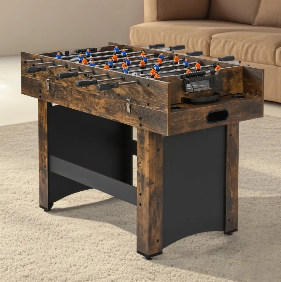 VEVOR 3-in-1 Combo Game Table Set, 54" Air Hockey Table, Multi Combination Table with Air Hockey, Ping Pong, Foosball, Pushers & Pucks, Air Powered Arcade Hockey Table for Family Game Room Office