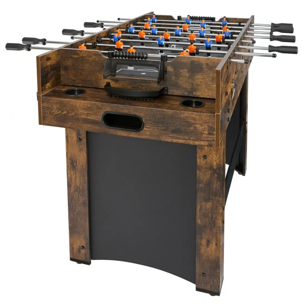 VEVOR 3-in-1 Combo Game Table Set, 54" Air Hockey Table, Multi Combination Table with Air Hockey, Ping Pong, Foosball, Pushers & Pucks, Air Powered Arcade Hockey Table for Family Game Room Office