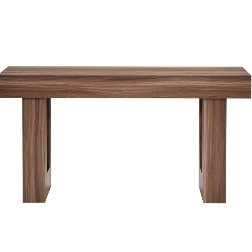 VEVOR 63 in Console Table, Farmhouse Desk Behind the Couch, Wooden Rectangle Entrance Desk, Narrow Long Sofa Table Accent Stand for Hallway, Bedroom, Living Room, Foyer, Easy Assembly, Brown