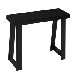 VEVOR 36 in Console Table, Modern Desk Behind the Couch, Wooden Rectangle Entrance Desk, Narrow Long Sofa Table Accent Stand, Ideal for Hallway, Bedroom, Living Room, Foyer, Easy Assembly, Black