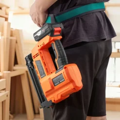 VEVOR 2-in-1 Cordless Brad Nailer, 18 Gauge, 20V Battery Powered Nail Gun and Staple Gun, with 500 pcs Nails, 500 pcs Staples, 2.0 Ah Li-ion Battery and Charger, for Home Improvement, Woodworking