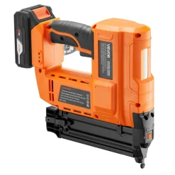 VEVOR 2-in-1 Cordless Brad Nailer, 18 Gauge, 20V Battery Powered Nail Gun and Staple Gun, with 500 pcs Nails, 500 pcs Staples, 2 x 2.0 Ah Li-ion Batteries, Charger, for Home Improvement, Woodworking