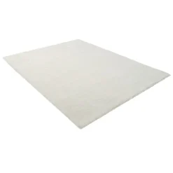 VEVOR Indoor Plush Area Rugs, 8 x 10 ft Soft Plush Carpet, Furry Shag Area Rugs for Living Room, Bedroom, Sunroom, Modern Home Decor Aesthetic, Non-Shedding, Non-Woven, Slip-Resistant, Ivory White