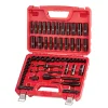 VEVOR 1 in Drive Impact Socket Set, 21 Piece, 6 Point Shallow Impact Sockets, SAE (1-5/8 in to 3-1/8 in), with 8 in & 18 in Extension Bars, 24 in Ratchet, Cr-V Steel, Size Marking, and Carrying Case