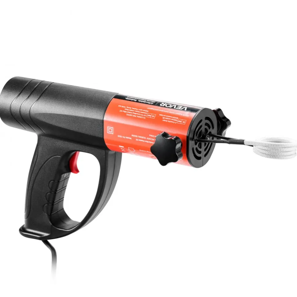 VEVOR Induction Heater Bolt Removal, 1100W 110V Magnetic Induction Heater Kit, Handheld Nut Buster Tool for Rusty Screw Removing, Car Garage Repairing Tools with 10 Coil and Box