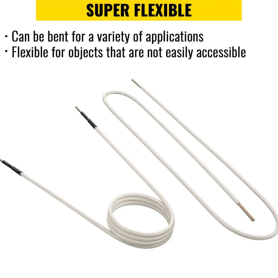 VEVOR Induction Heater Inductor Coil Kits, No-Flame Heat Accessories 8pcs, Heat Resistant Induction Heater Tool with Flexibility For Removing Rusty Bolts and Nuts