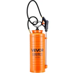 VEVOR Industrial Concrete Sprayer, 3.5 Gallon Stainless Steel Sprayer, Heavy Duty Tri-Poxy Pump Sprayers, 20.5