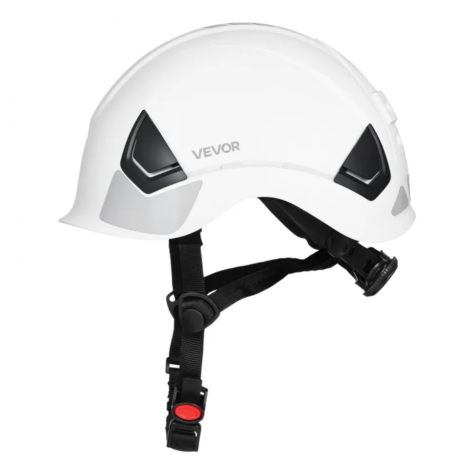 VEVOR Industrial Safety Helmet, ANSI/ISEA Z89.1 Approved ABS Safety Hard Hat with 6-Point Ratchet Suspension, Adjustable Vented Hardhat for Men Women Adults, for Outdoor Indoor Construction Workwear