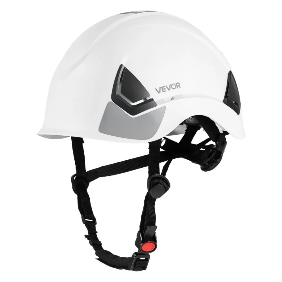 VEVOR Industrial Safety Helmet, ANSI/ISEA Z89.1 Approved ABS Safety Hard Hat with 6-Point Ratchet Suspension, Adjustable Vented Hardhat for Men Women Adults, for Outdoor Indoor Construction Workwear