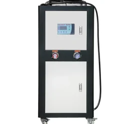 VEVOR Industrial Water Chiller, 6HP 16 Gal Air-Cooled Industrial Water Chiller, 15,100 Kcal/h Cooling Capacity with Finned Condenser Micro-Computer Control 60L Water Tank, for Cooling Water