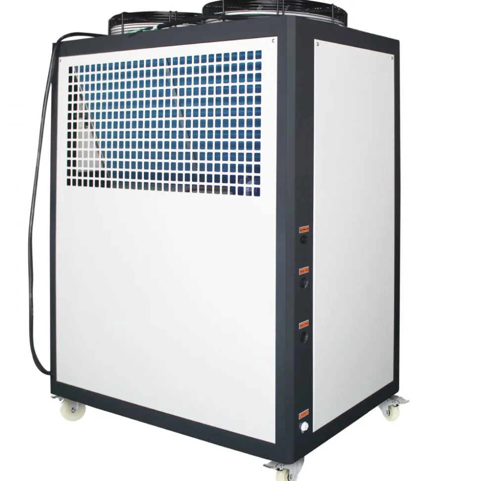 VEVOR Industrial Water Chiller, 6HP 16 Gal Air-Cooled Industrial Water Chiller, 15,100 Kcal/h Cooling Capacity with Finned Condenser Micro-Computer Control 60L Water Tank, for Cooling Water