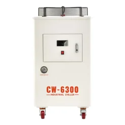 VEVOR Industrial Water Chiller, 27,300 BTU/h, Industrial Water Cooler Cooling System with Compressor, 10.6 Gal Tank Capacity, 18.5 GPM Max Flow Rate, for CO2 Laser Tube Engraving & Cutting Machine