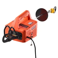 VEVOR 3-in-1 Electric Hoist Winch, 1100 lbs Capacity, 1500W Portable Electric Power Winch, 25 ft Lifting Height, 16.4 ft/min with Manual, Wired & Wireless Remote Control for Factory, Warehouss, Garage