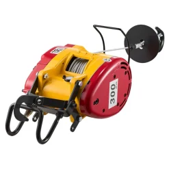VEVOR 2-in-1 Electric Hoist Winch, 660 lbs Capacity, 1500W Portable Power Winch Crane, 98.4 ft Lifting Height, 62 ft/min with Wired and Wireless Remote Control for Factory, Warehouss, Garage