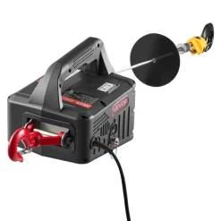 VEVOR 2-in-1 Electric Hoist Winch, 1100 lbs Capacity, 1500W Portable Power Winch Crane, 25 ft Lifting Height, 16.4 ft/min with Manual and Wired Remote Control for Factory, Warehouss, Garage