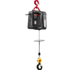 VEVOR 2-in-1 Electric Hoist Winch, 1100 lbs Capacity, 1500W Portable Power Winch Crane, 25 ft Lifting Height, 16.4 ft/min with Manual and Wireless Remote Control for Factory, Warehouss, Garage