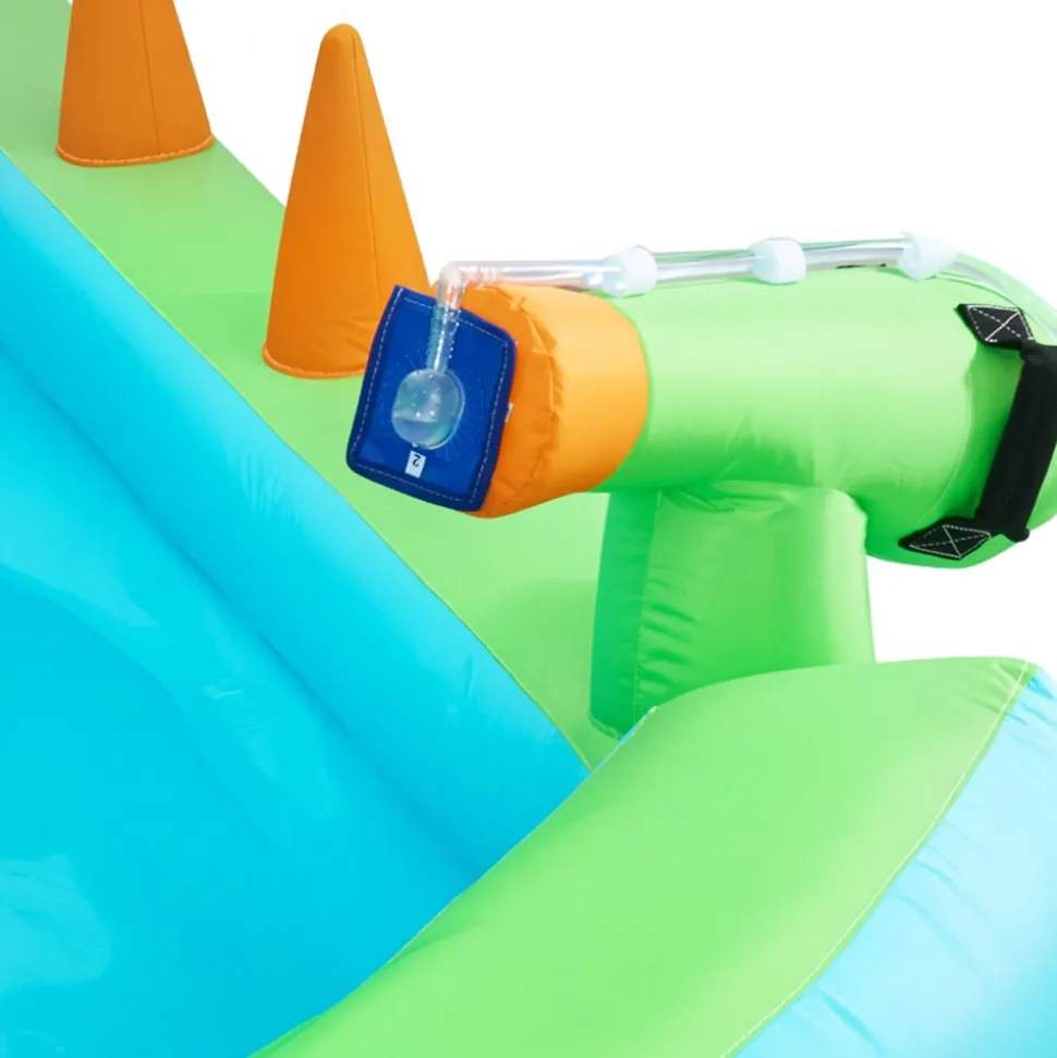 VEVOR Inflatable Bounce House, 11.6 x 13.1 x 7.7 ft Inflatable Bounce House Water Slide, Bouncer Castle with Bounces Zone, Climbing Wall, Splash Pool & Water Ring Toss, for 3 to 4 Kids Ages 3 to 8