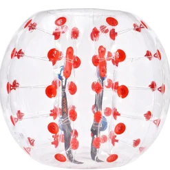 VEVOR Inflatable Bumper Ball 1-Pack, 4FT/1.2M Body Sumo Zorb Balls for Teen & Adult, 0.8mm Thick PVC Human Hamster Bubble Balls for Outdoor Team Gaming Play, Bumper Bopper Toys for Garden, Yard, Park