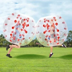 VEVOR Inflatable Bumper Ball 1-Pack, 4FT/1.2M Body Sumo Zorb Balls for Teen & Adult, 0.8mm Thick PVC Human Hamster Bubble Balls for Outdoor Team Gaming Play, Bumper Bopper Toys for Garden, Yard, Park