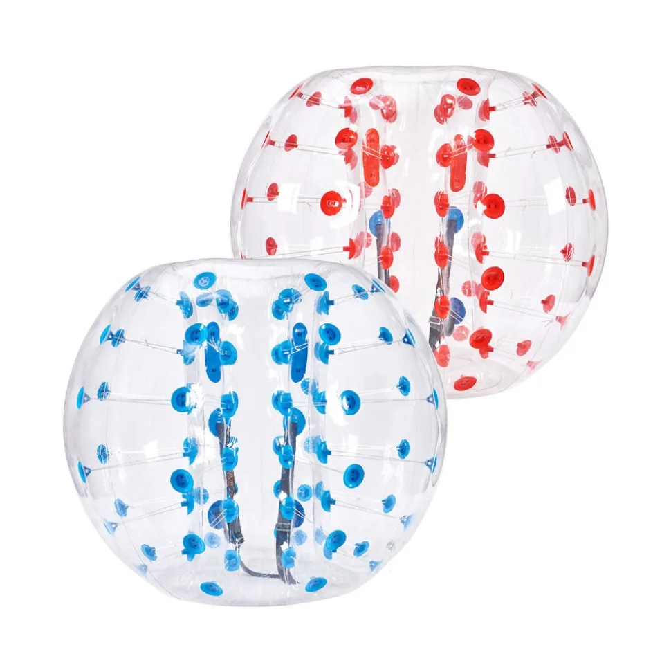 VEVOR Inflatable Bumper Balls 2-Pack, 4FT/1.2M Body Sumo Zorb Balls for Teen & Adult, 0.8mm Thick PVC Human Hamster Bubble Balls for Outdoor Team Gaming Play, Bumper Bopper Toys for Garden, Yard, Park