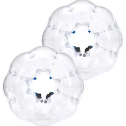 VEVOR Inflatable Bumper Balls 2-Pack, 4FT/1.2M Body Sumo Zorb Balls for Teen & Adult, 0.8mm Thick PVC Human Hamster Bubble Balls for Outdoor Team Gaming Play, Bumper Bopper Toys for Garden, Yard, Park