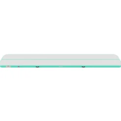 VEVOR Inflatable Gymnastics Air Mat 16.4 ft Training Mats w/ Electric Pump, 4 inches Thick Sturdy Tumble Track, Tumbling Mat for Home Use/Gym/Outdoor/Yoga/Cheerleading/Beach/Park/Water, Mint Green