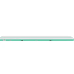 VEVOR Inflatable Gymnastics Air Mat 16.4 ft Training Mats w/ Electric Pump, 4 inches Thick Sturdy Tumble Track, Tumbling Mat for Home Use/Gym/Outdoor/Yoga/Cheerleading/Beach/Park/Water, Mint Green