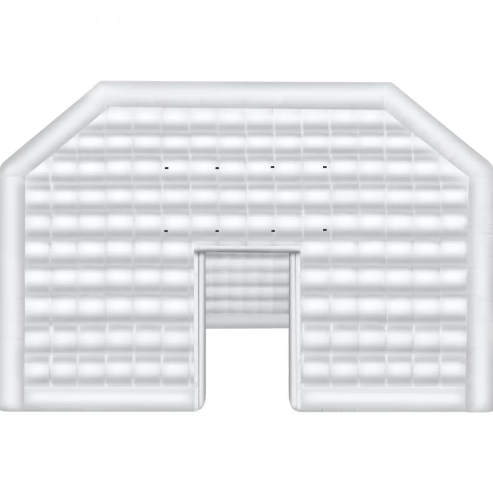 VEVOR Inflatable Nightclub, 26.2 x 19.7 x 13.1 Ft, Blow up Party Tent with 1100W Blower, Large Inflatable Night Club Tent for Adults, Easy Setup Inflatable House Air Cube for Wedding Birthday White