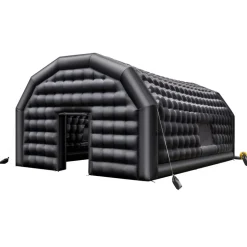 VEVOR Inflatable Nightclub, 29.5 x 19.7 x 13.1 ft Inflatable Party Tent with 1100W Blower & Sandbag, Ventilated Blow up Night Club with 2 Windows, Air Cube House for Event Birthday Wedding Party