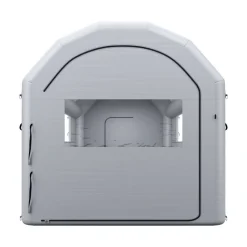 VEVOR Inflatable Paint Booth, 13 x 10 x 9 ft, Portable Spray Booth with 750W Powerful Blower and Large Filter Cotton, Arched Roof Blow Up Painting Tent for Bike, Motorcycle, and Furniture, Gray