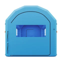 VEVOR Inflatable Paint Booth, 13 x 10 x 9 ft, Portable Spray Booth with 750W Powerful Blower and Large Filter Cotton, Arched Roof Blow Up Painting Tent for Bike, Motorcycle, and Furniture, Blue