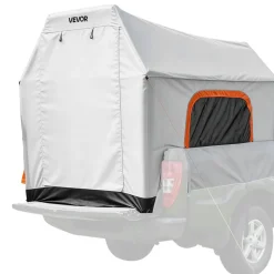 VEVOR Inflatable Pickup Truck Tent, 7.2 x 5.4 FT 3-Season Truck Bed Tent with Ventilated Mesh Windows, PU2000mm Waterproof Pickup Camping Tents for Outdoor Hiking Activities - Air Pump Included