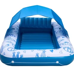 VEVOR Inflatable Pool Float with UPF 50+ Canopy, 82